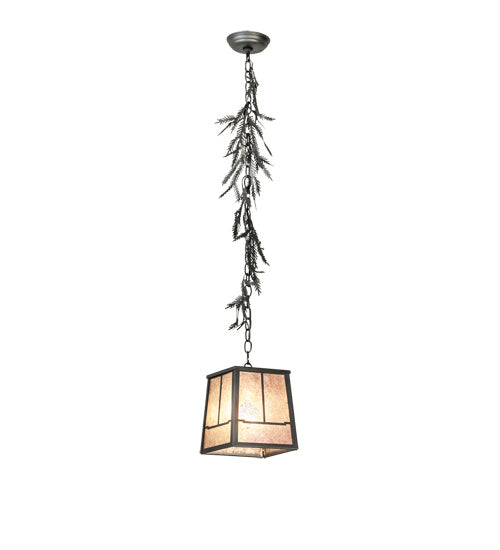 Meyda Tiffany 236273 One Light Pendant, Gunmetal Gray