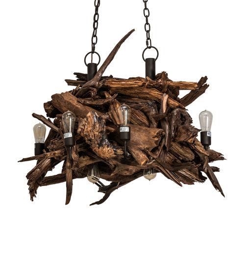 Meyda Tiffany 237292 Eight Light Chandelier, Oil Rubbed Bronze