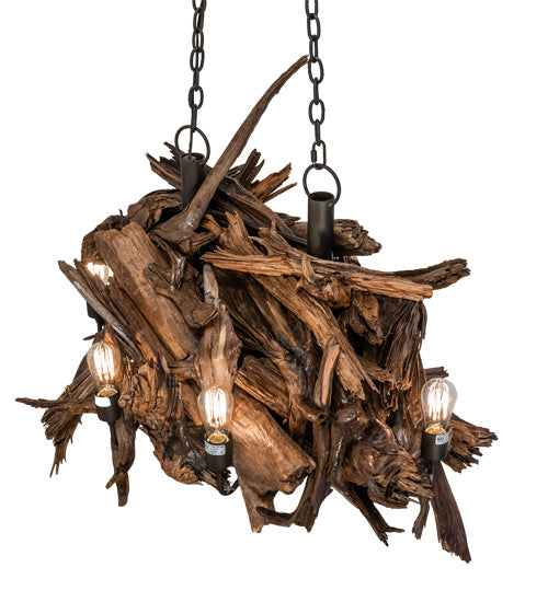Meyda Tiffany 237292 Eight Light Chandelier, Oil Rubbed Bronze