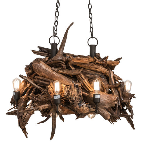Meyda Tiffany 237292 Eight Light Chandelier, Oil Rubbed Bronze