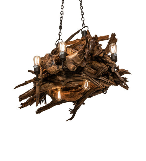 Meyda Tiffany 237292 Eight Light Chandelier, Oil Rubbed Bronze