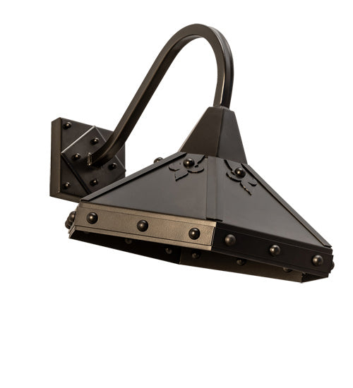 Meyda Tiffany 237493 One Light Wall Sconce, Oil Rubbed Bronze
