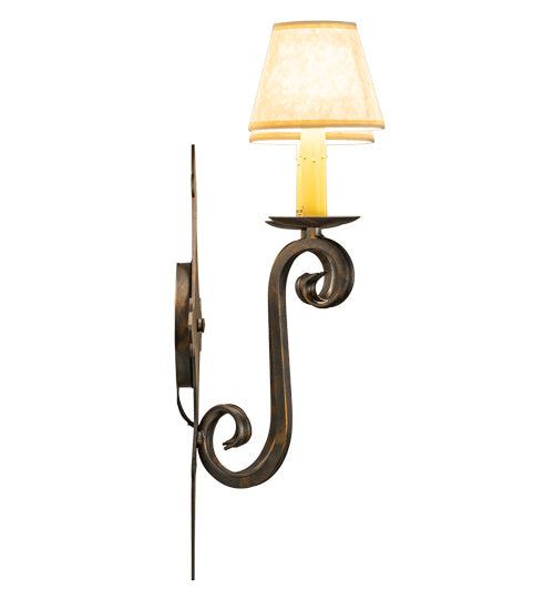 Meyda Tiffany 237715 Two Light Wall Sconce, French Bronze