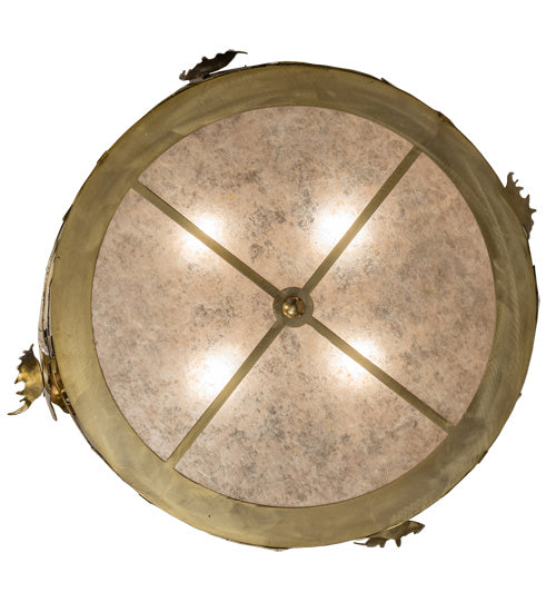 Meyda Tiffany 237894 Four Light Pendant, Brass Tint