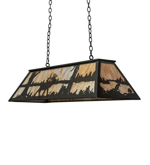 Meyda Tiffany 237973 Six Light Pendant, Timeless Bronze