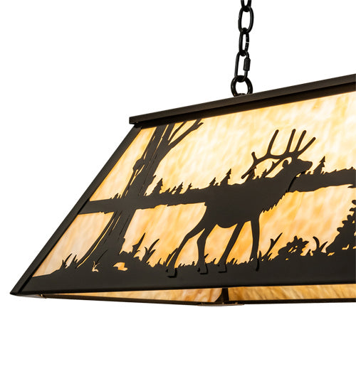 Meyda Tiffany 237973 Six Light Pendant, Timeless Bronze
