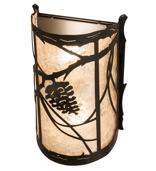 Meyda Tiffany 238002 Two Light Wall Sconce, Oil Rubbed Bronze