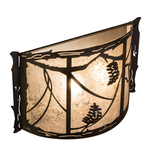Meyda Tiffany 238004 Two Light Wall Sconce, Oil Rubbed Bronze
