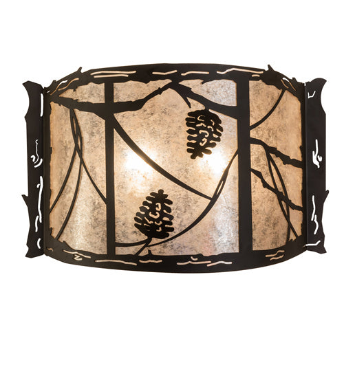Meyda Tiffany 238004 Two Light Wall Sconce, Oil Rubbed Bronze