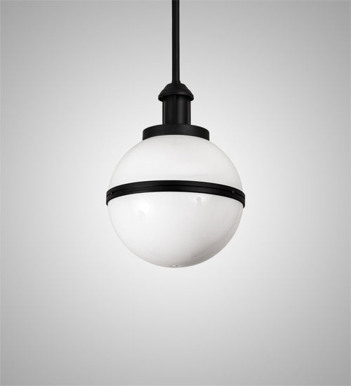 Meyda Tiffany 238313 One Light Pendant, Black Tex
