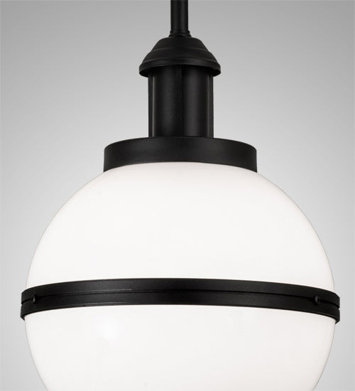 Meyda Tiffany 238313 One Light Pendant, Black Tex
