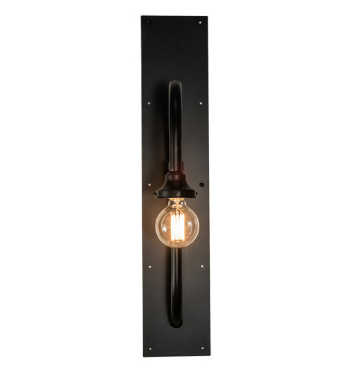 Meyda Tiffany 238787 One Light Wall Sconce Hardware, Flat Black