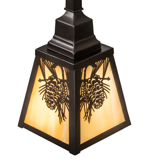 Meyda Tiffany 239256 One Light Mini Pendant, Craftsman Brown