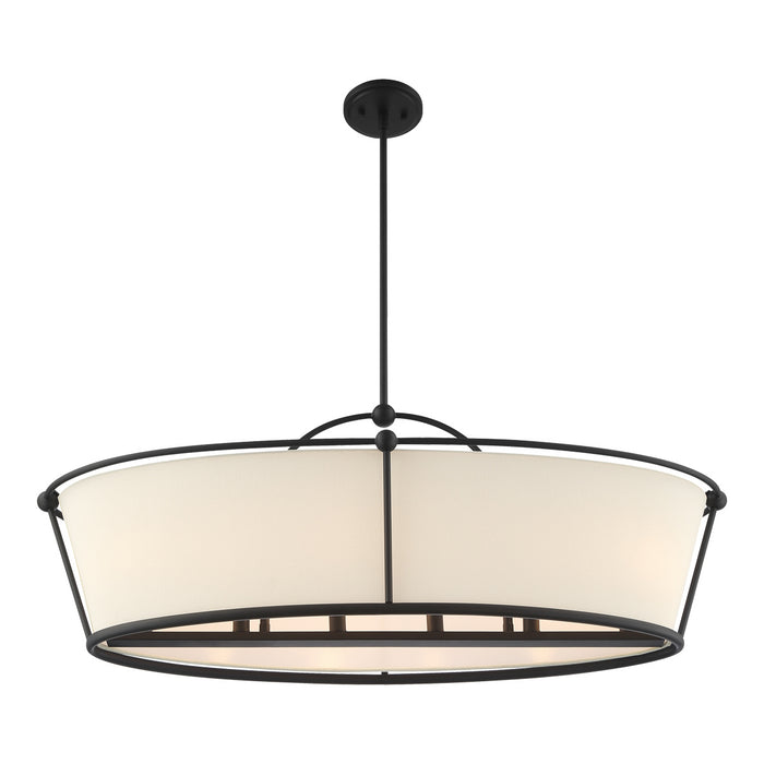Eurofase 39046-017 Six Light Island Pendant, Matter Black
