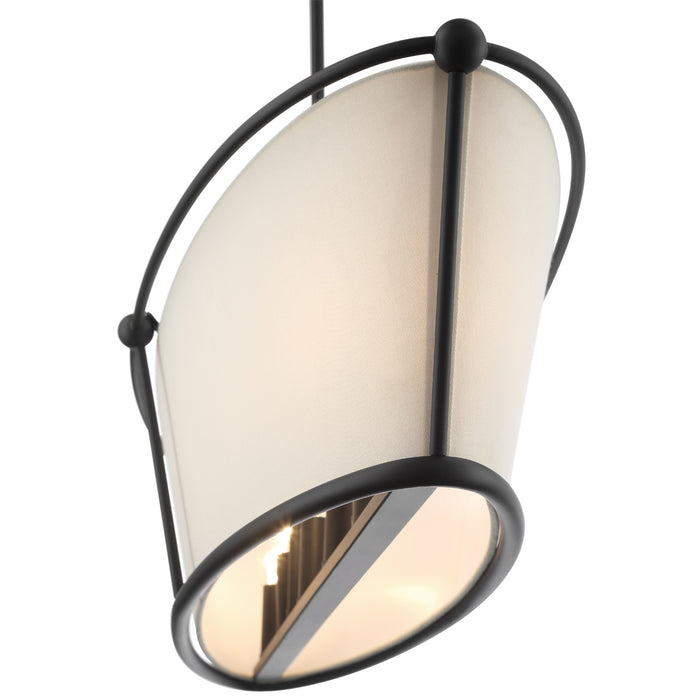 Eurofase 39046-017 Six Light Island Pendant, Matter Black