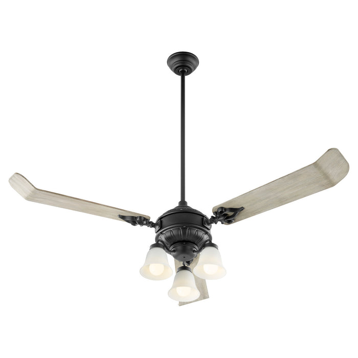 Quorum 27603-69 60" Ceiling Fan, Textured Black