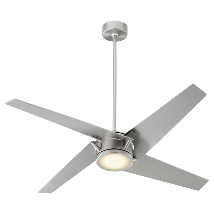 Quorum 26544-65 54" Ceiling Fan, Satin Nickel