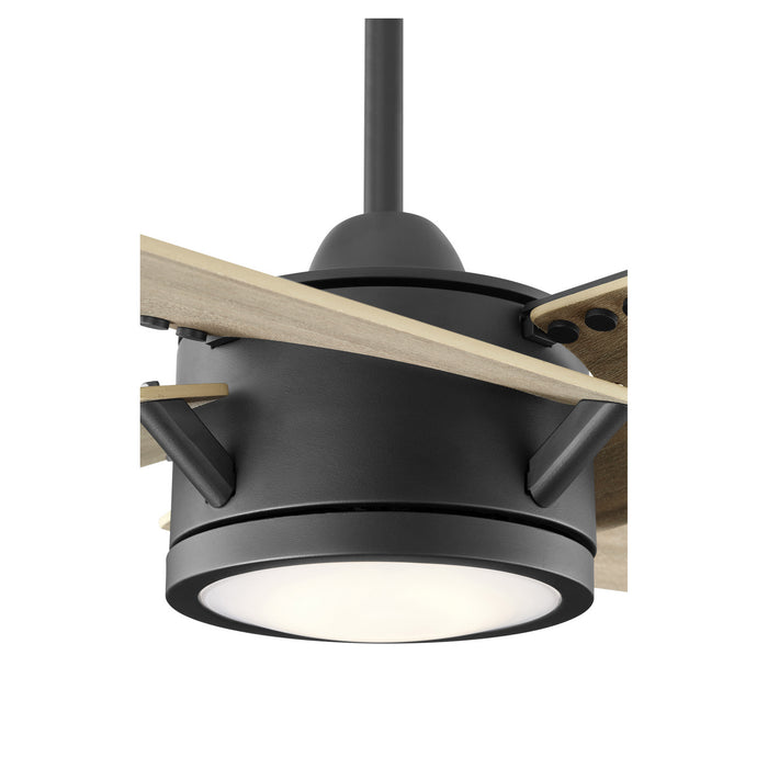 Quorum 26544-69 54" Ceiling Fan, Textured Black