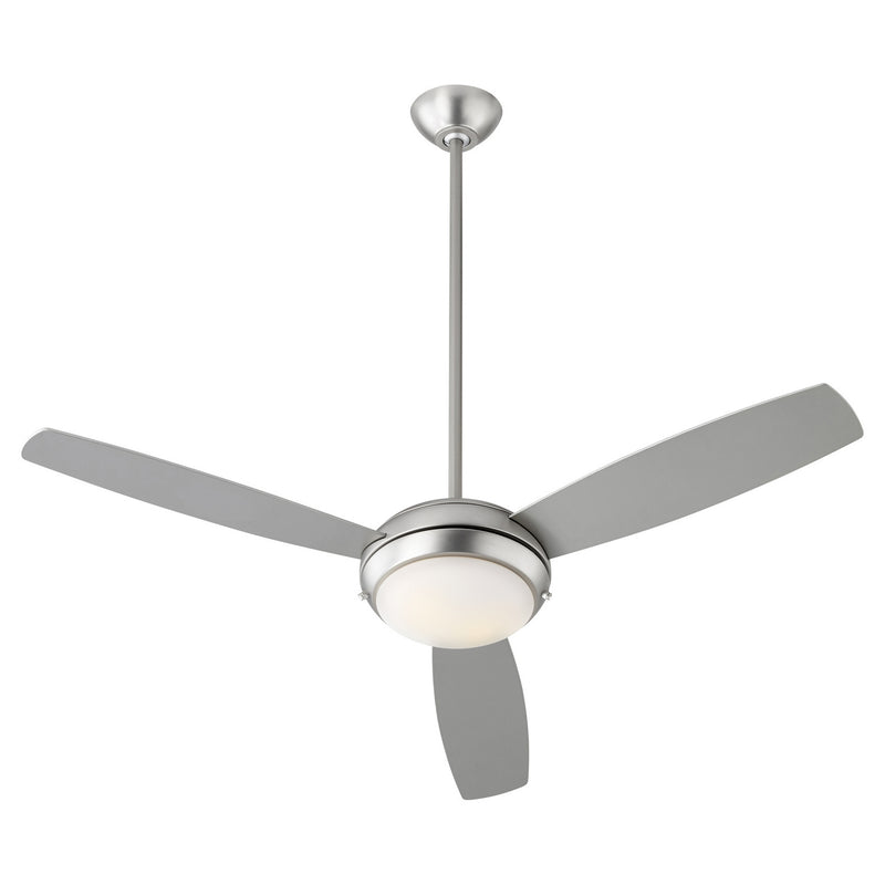 Quorum 20523-65 52" Ceiling Fan, Satin Nickel