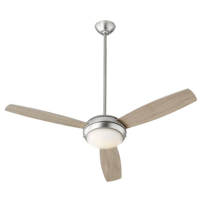 Quorum 20523-65 52" Ceiling Fan, Satin Nickel