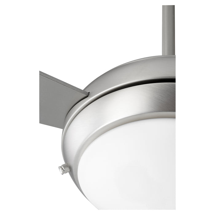 Quorum 20523-65 52" Ceiling Fan, Satin Nickel