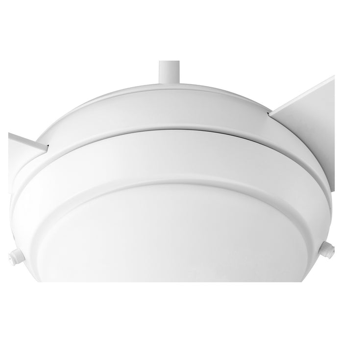 Quorum 20523-8 52" Ceiling Fan, Studio White