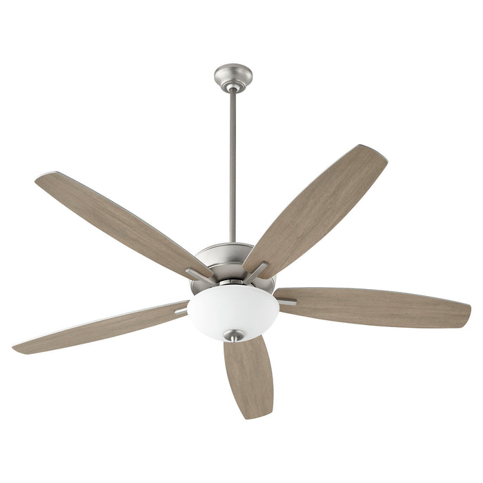 Quorum 70605-65 60" Ceiling Fan, Satin Nickel