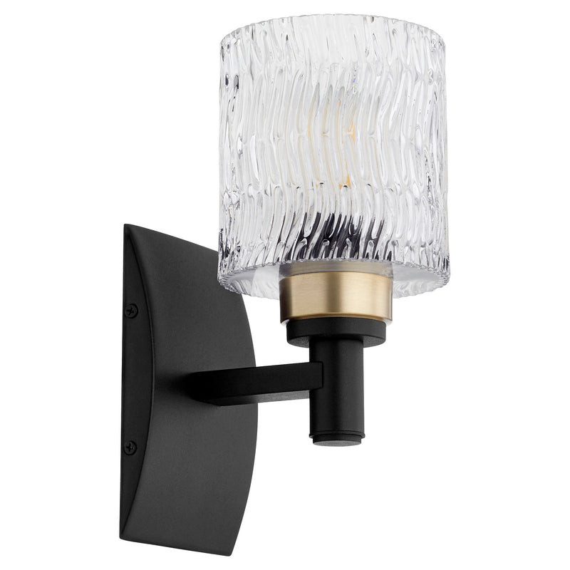 Quorum 5184-1-69 One Light Wall Mount, Textured Black