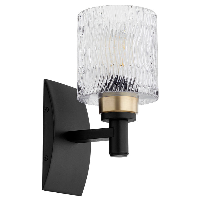 Quorum 5184-1-69 One Light Wall Mount, Textured Black
