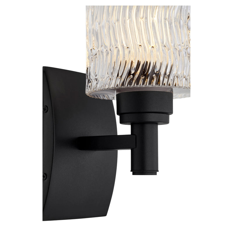 Quorum 5184-1-69 One Light Wall Mount, Textured Black