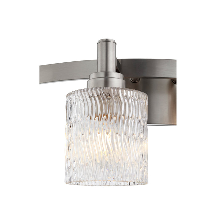 Quorum 5184-2-65 Two Light Vanity, Satin Nickel