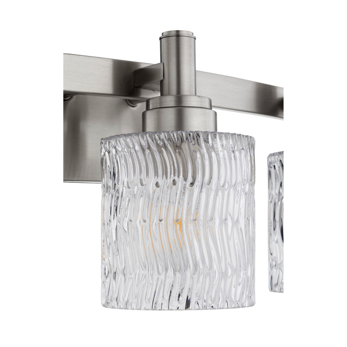 Quorum 5184-3-65 Three Light Vanity, Satin Nickel