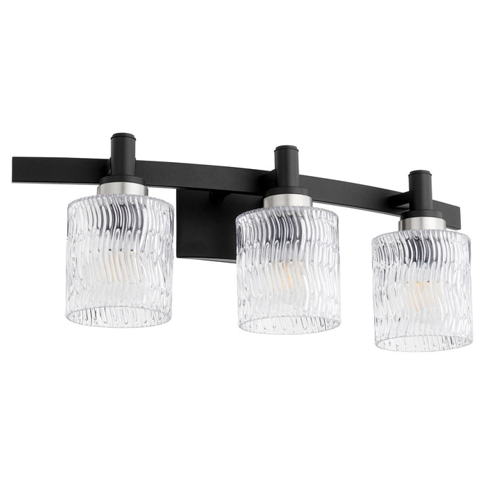 Quorum 5184-3-69 Three Light Vanity, Textured Black
