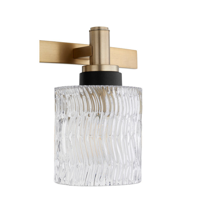 Quorum 5184-3-80 Three Light Vanity, Aged Brass