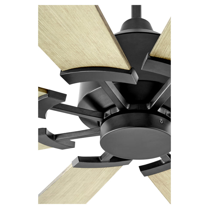 Quorum 30608-59 60"Patio Fan, Matte Black