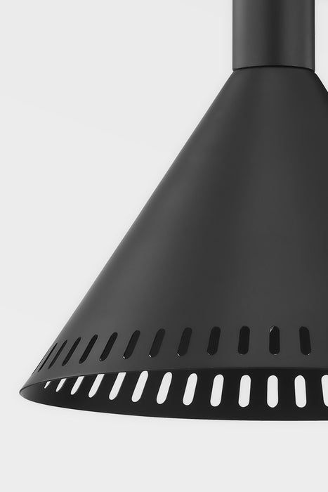 Troy Lighting B7661-SBK One Light Wall Sconce, Soft Black