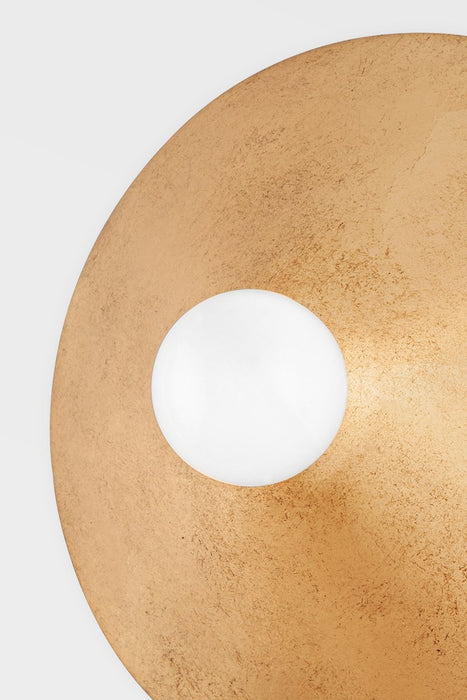 Troy Lighting B7841-VGL One Light Wall Sconce, Vintage Gold Leaf