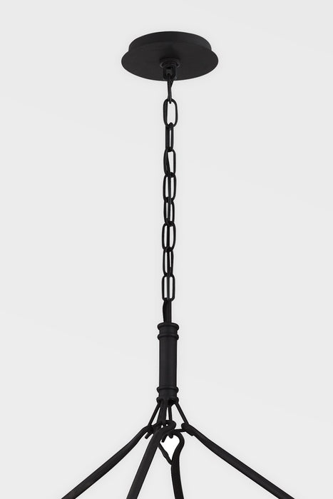 Troy Lighting F6235-TBK 28 Light Chandelier, Textured Black