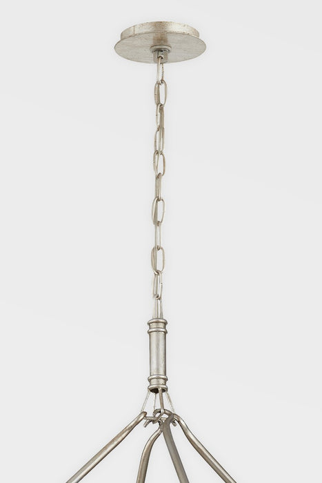 Troy Lighting F6244-CPL 16 Light Chandelier, Champagne Silver Leaf
