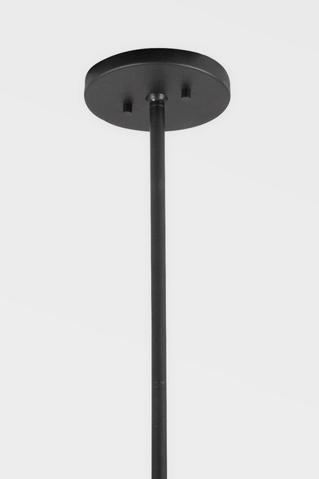 Troy Lighting F7813-SBK Three Light Chandelier, Soft Black