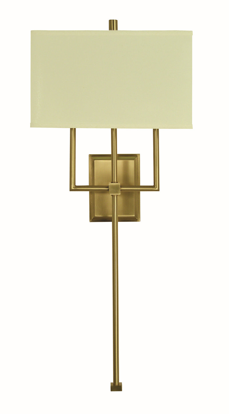 Framburg 5674 BR Two Light Wall Sconce, Brushed Brass