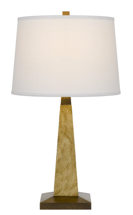 Cal Lighting BO-2976TB One Light Table Lamp, Sand Stone