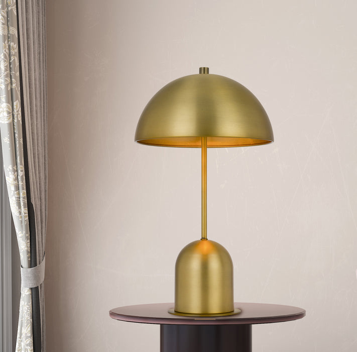 Cal Lighting BO-2978DK-AB One Light Accent Lamp, Antique Brass