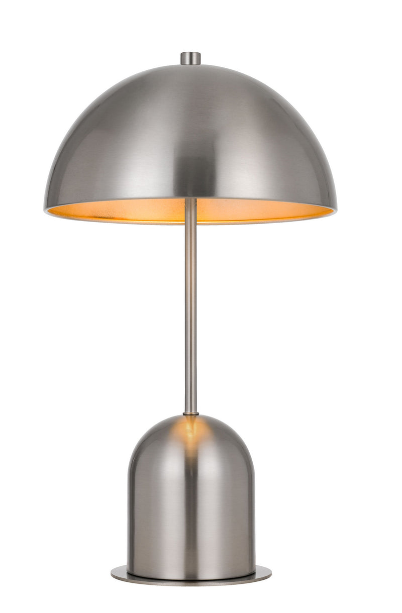 Cal Lighting BO-2978DK-BS One Light Accent Lamp, Brushed Steel