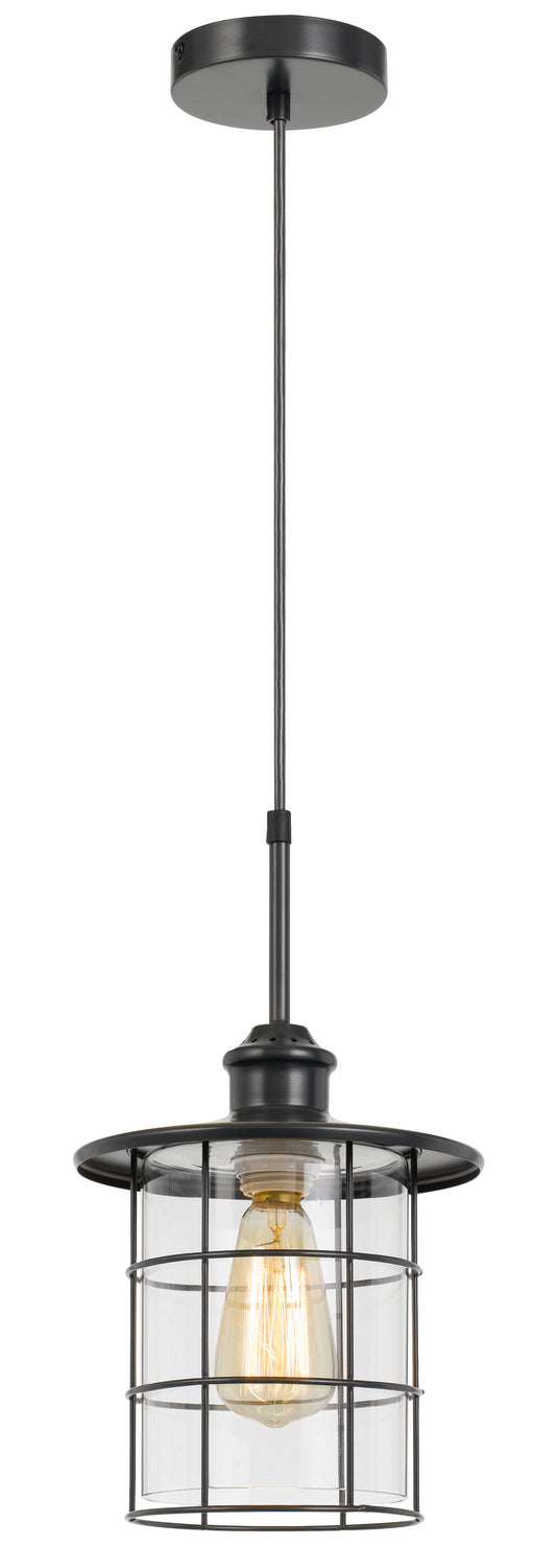 Cal Lighting FX-2668-1P One Light Pendant, Dark Bronze