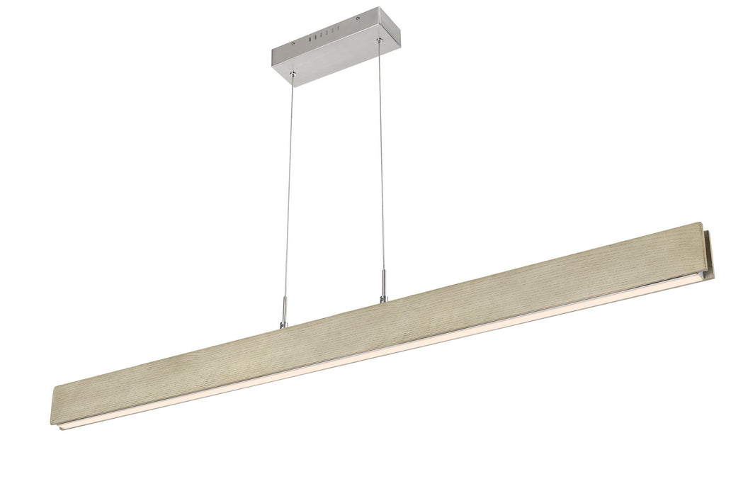 Cal Lighting FX-2965-36 LED Island Pendant, rubber wood