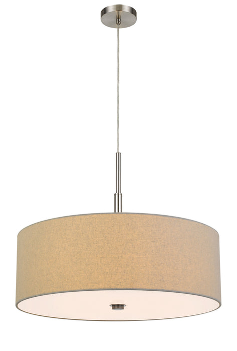 Cal Lighting FX-3744-GRA Four Light Pendant, Grey