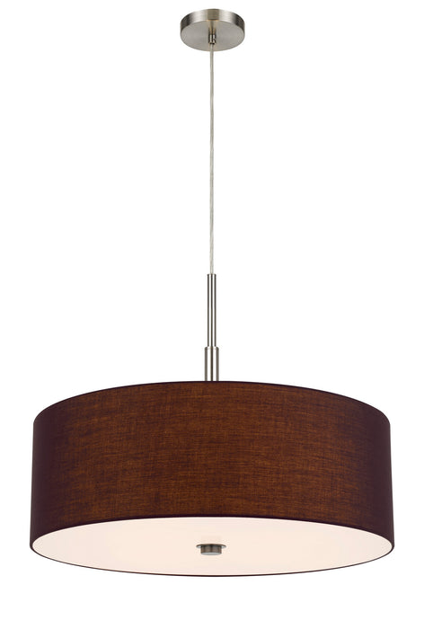 Cal Lighting FX-3744-PUR Four Light Pendant, Plum