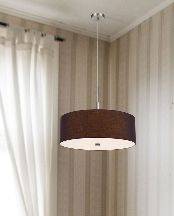 Cal Lighting FX-3744-PUR Four Light Pendant, Plum