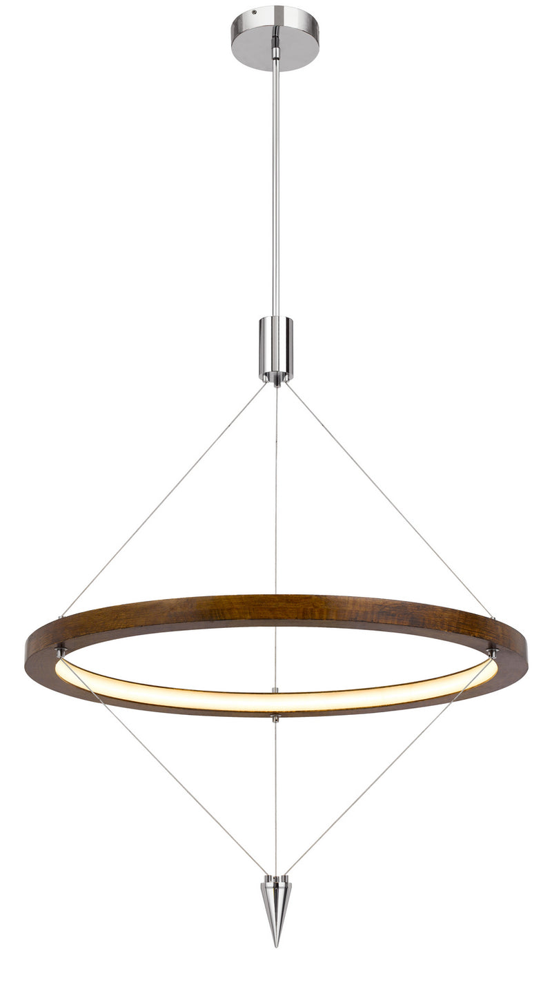 Cal Lighting FX-3752-24 LED Pendant, Pine